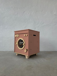 Thumbnail for Wooden Washing Machine - Dusty Pink - MIDMINI - Handcrafted wooden toys for generations.