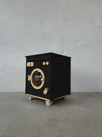 Thumbnail for Wooden Washing Machine - Royal Black - MIDMINI - Handcrafted wooden toys for generations.