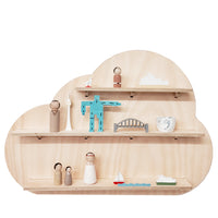 Thumbnail for Dream Cloud Shelf – Wooden Hanging Wall - MIDMINI - Plywood Furniture