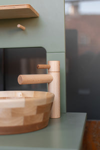 Thumbnail for Milk Wooden Play Kitchen - MIDMINI - Plywood Furniture